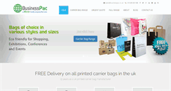 Desktop Screenshot of businesspac.co.uk